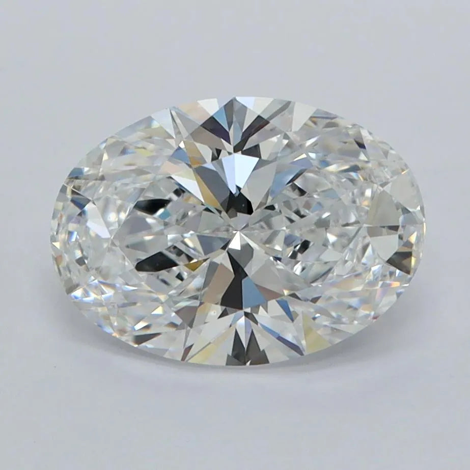 2.05ct Oval Lab Grown Diamond (Colour D, Clarity VVS1, IGI Certified)